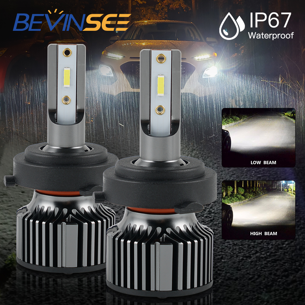 H7 LED Headlight Bulbs 6000K Low Beam For Hyundai Kona 20182020 Sante