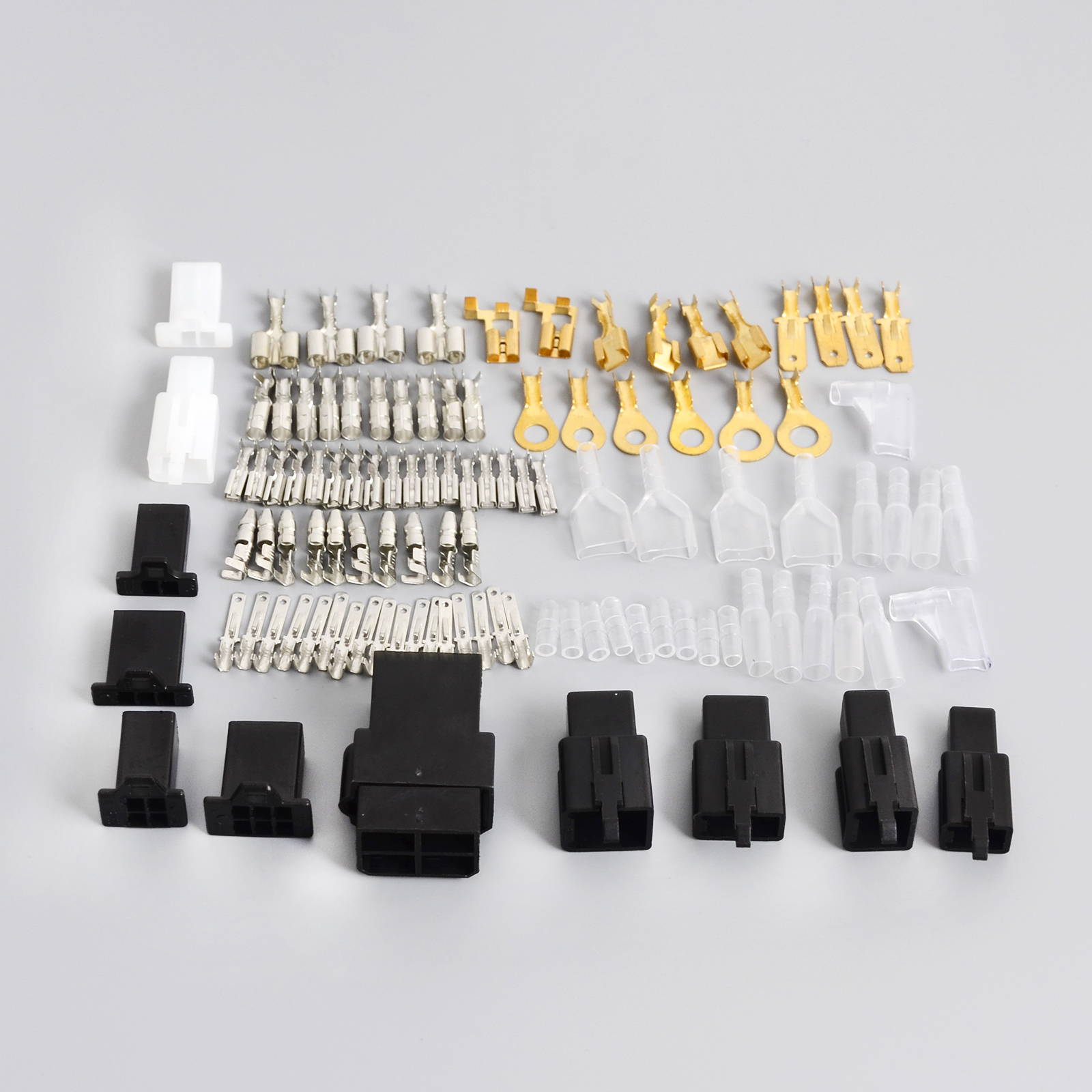 Electrical Wiring Harness Loom Repair Kit Plugs Bullets Fit for Honda