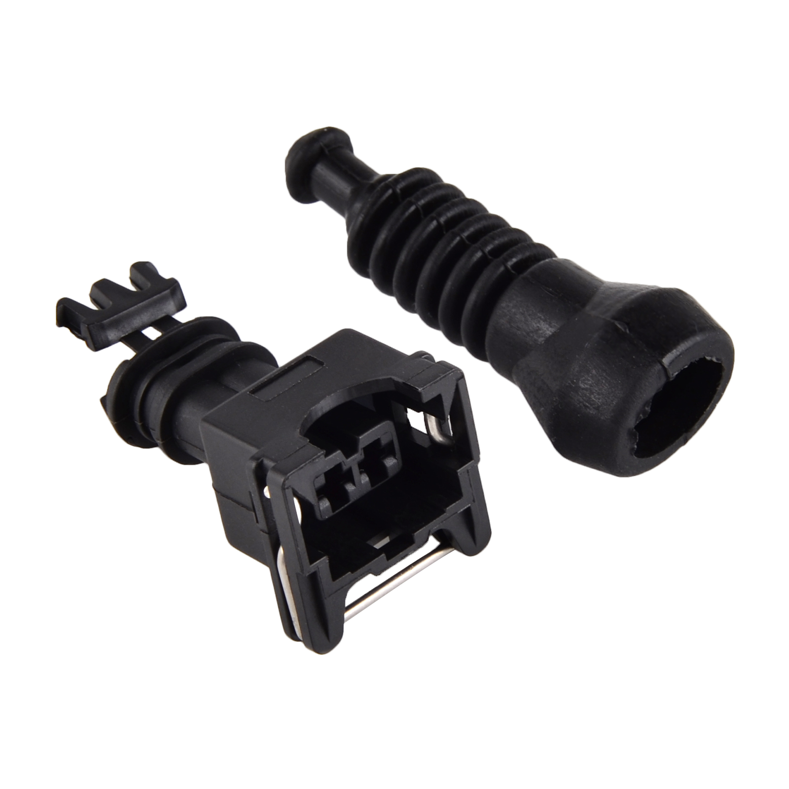 8x Fits For Bosch EV1 2 Pin Fuel Injector Plug Junior Power Time