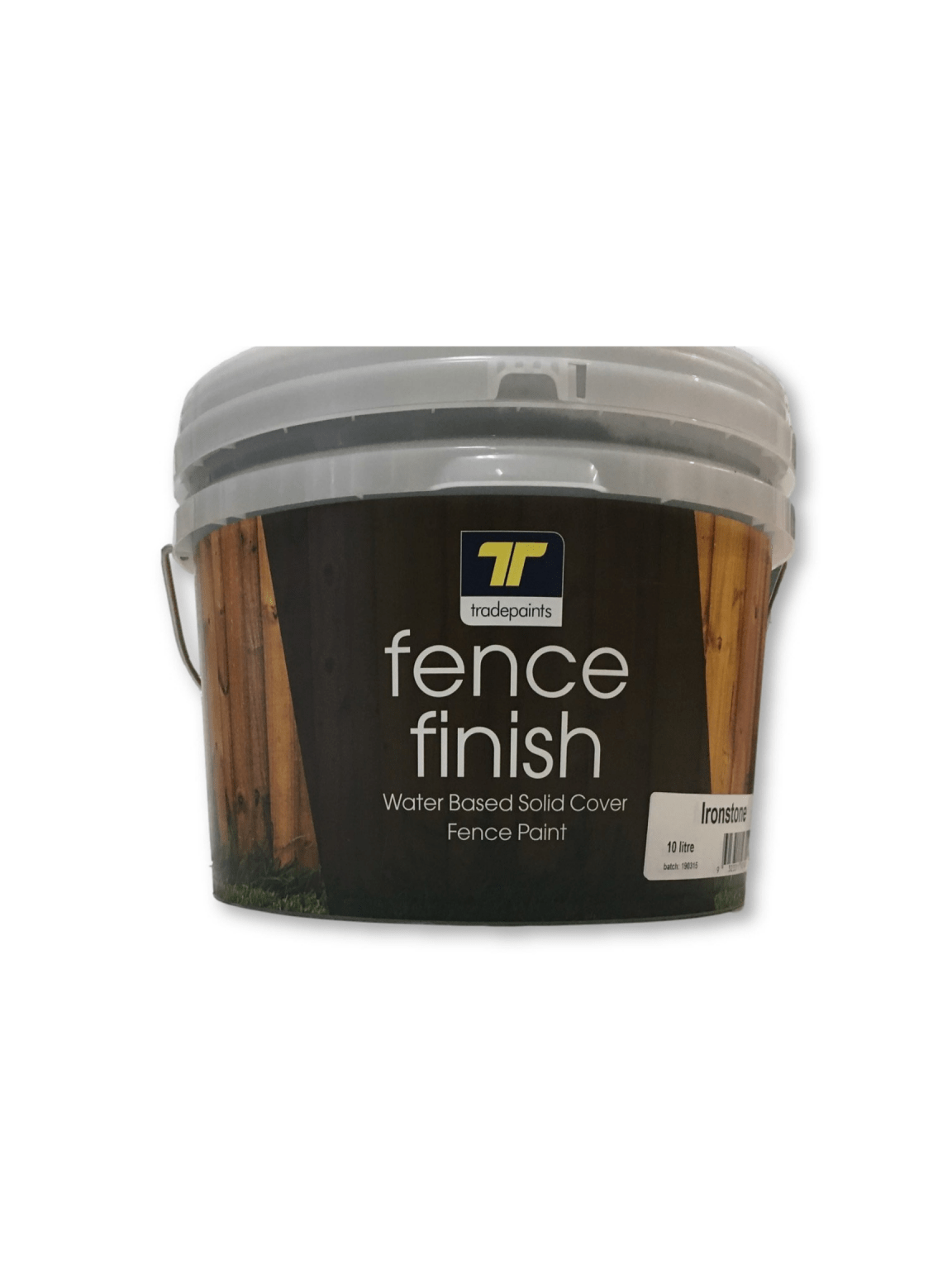Nice Backyard Timber Fence Paint 10L Black Colour Nice Backyard