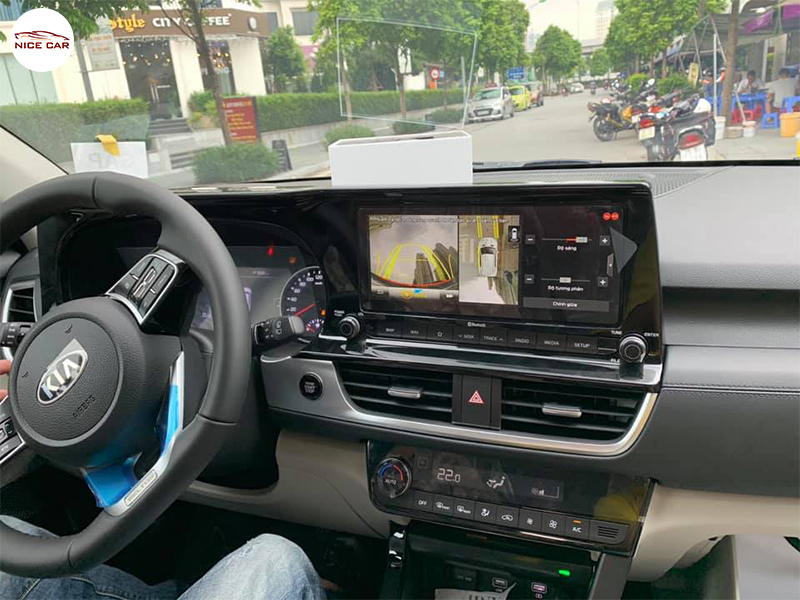 CAMERA 360 ĐỘ TÍCH HỢP LÊN MÀN HÌNH XE KIA SELTOS