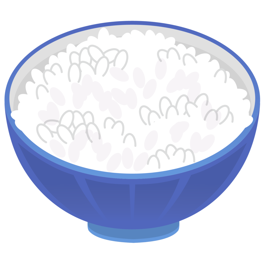 白ごはんイラスト／無料イラストなら「イラストAc」 商用フリー無料イラスト_お茶碗の白ごはん_Gohanrice001 | 商用Ok!フリー素材集「ナイスなイラスト」