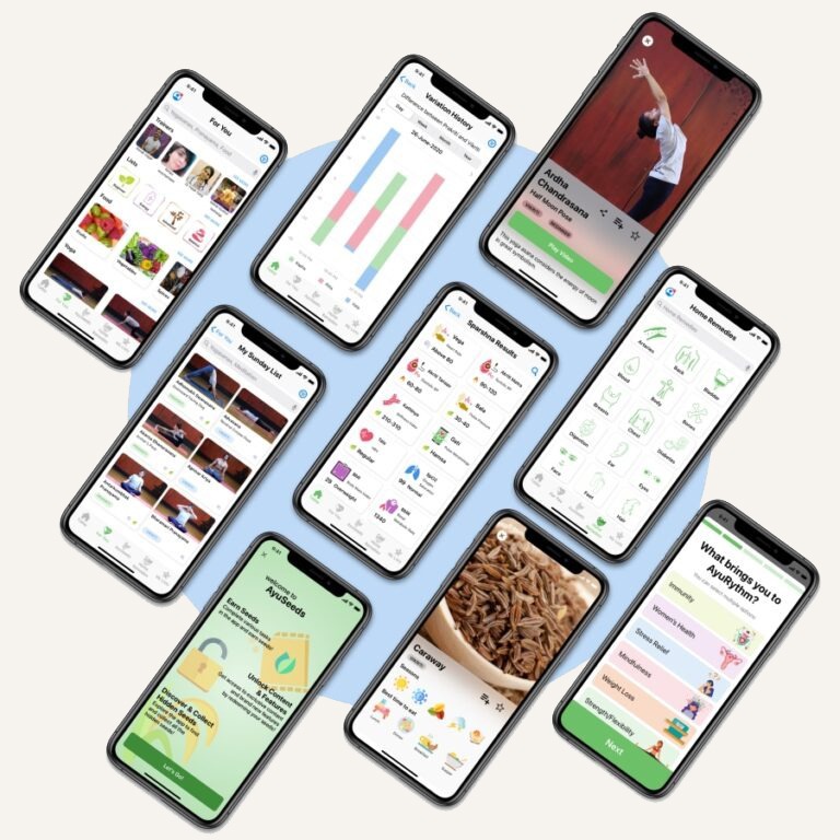 Ayurveda Based Wellness App, AyuRythm on NICEStories