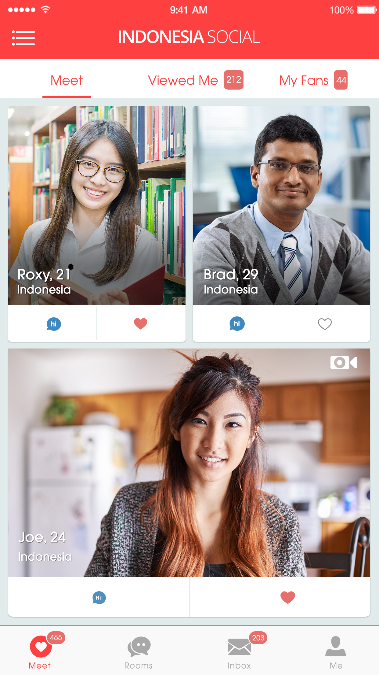 Indonesia Social Dating app