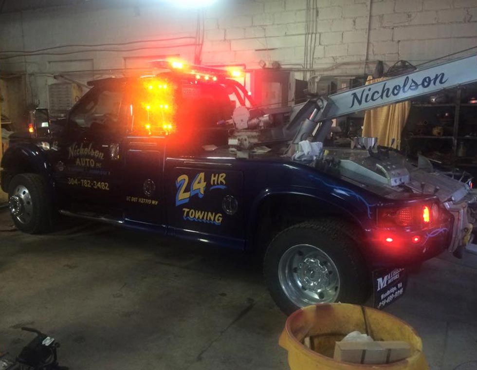 Home Nicholson Auto Heavy Duty Towing Equipment Haul West Virginia