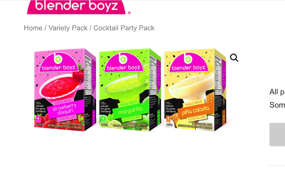 Strawberry Daiquiri Cocktail Mix (Blender Boyz) Nicholyn Farms