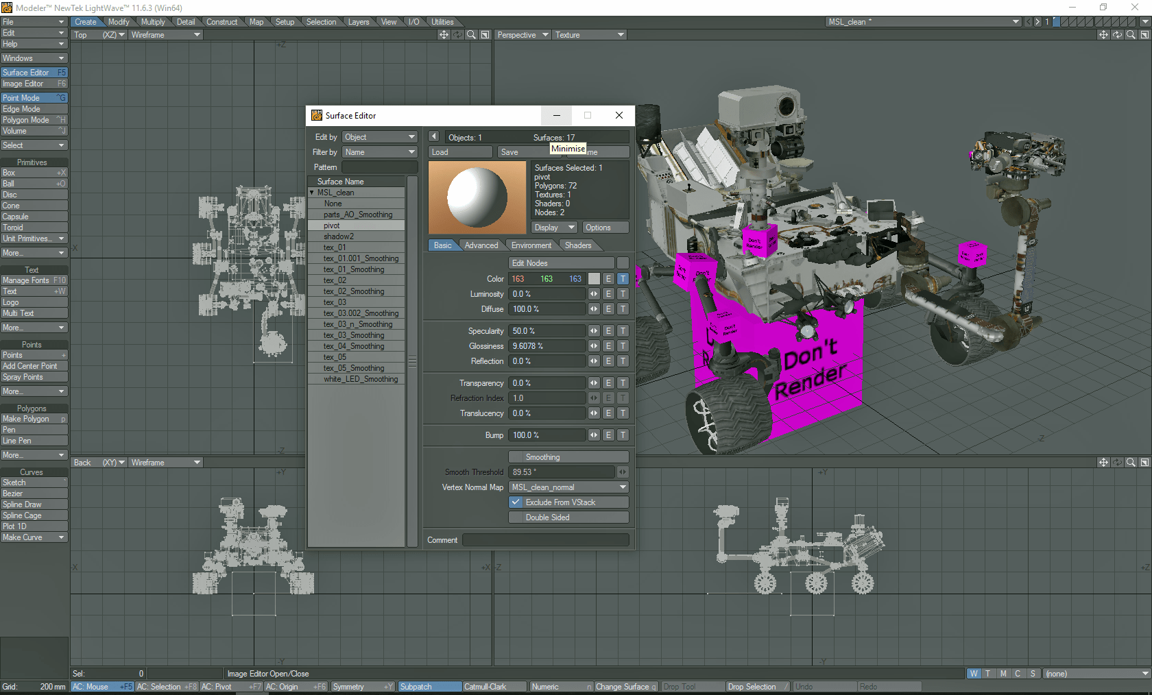 Tutorial Importing Blender 3d content into Lightwave or Vue Nick
