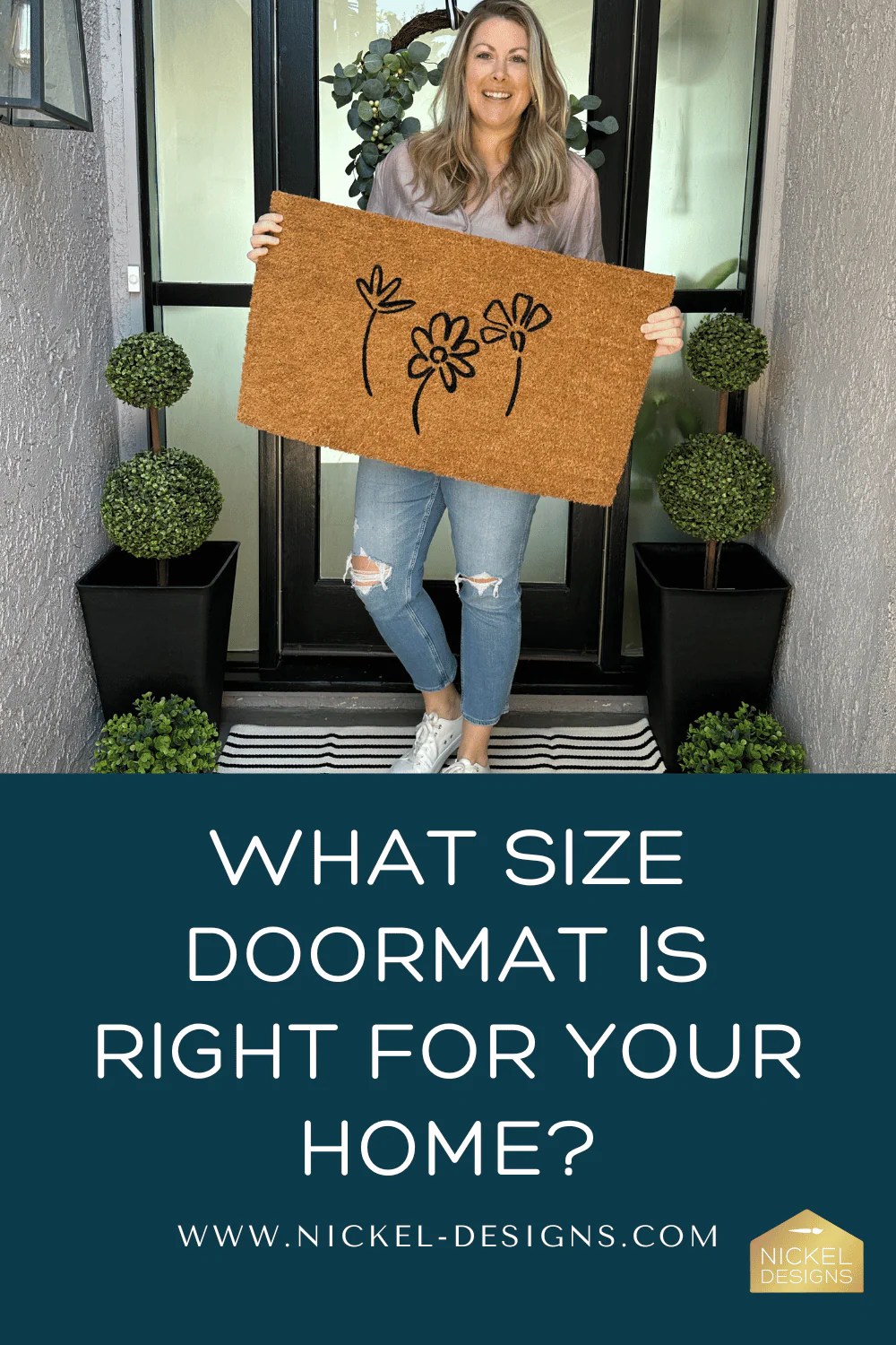 How to choose the right size doormat for your front porch some tips!