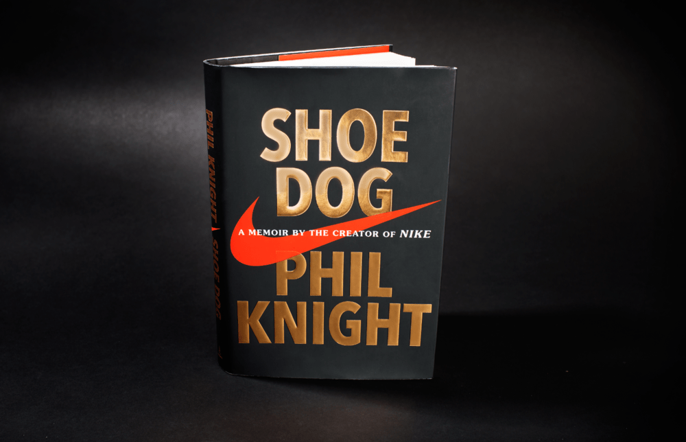 Great Book Shoe Dog by Phil Knight Nick Gray