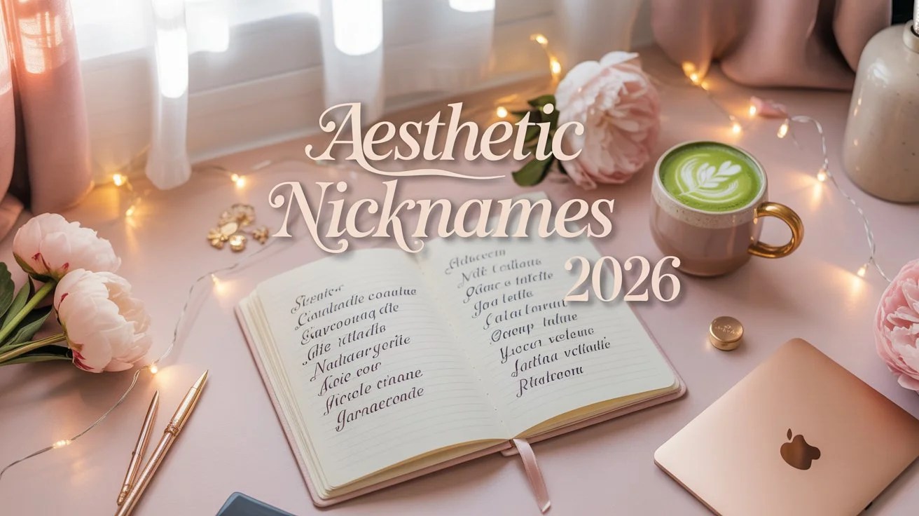685+Aesthetic Nicknames 2026 Soft, Classy & Dreamy Name Ideas