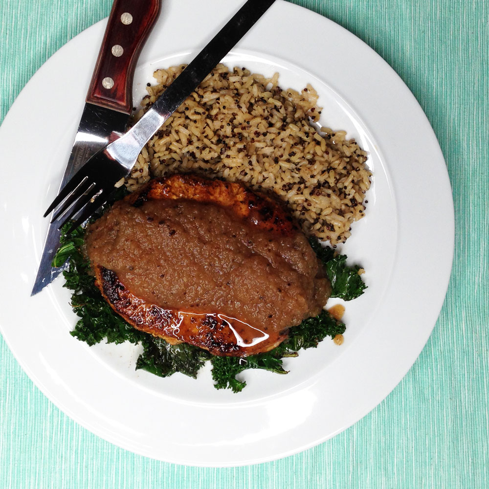 Chipotle Pork Chops With Maple Apple Sauce Nicki Monica's Blog