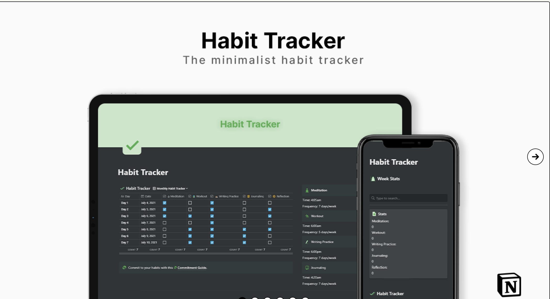 9+ Free and Easy Notion Habit Trackers [Updated 2023] Nick Lafferty