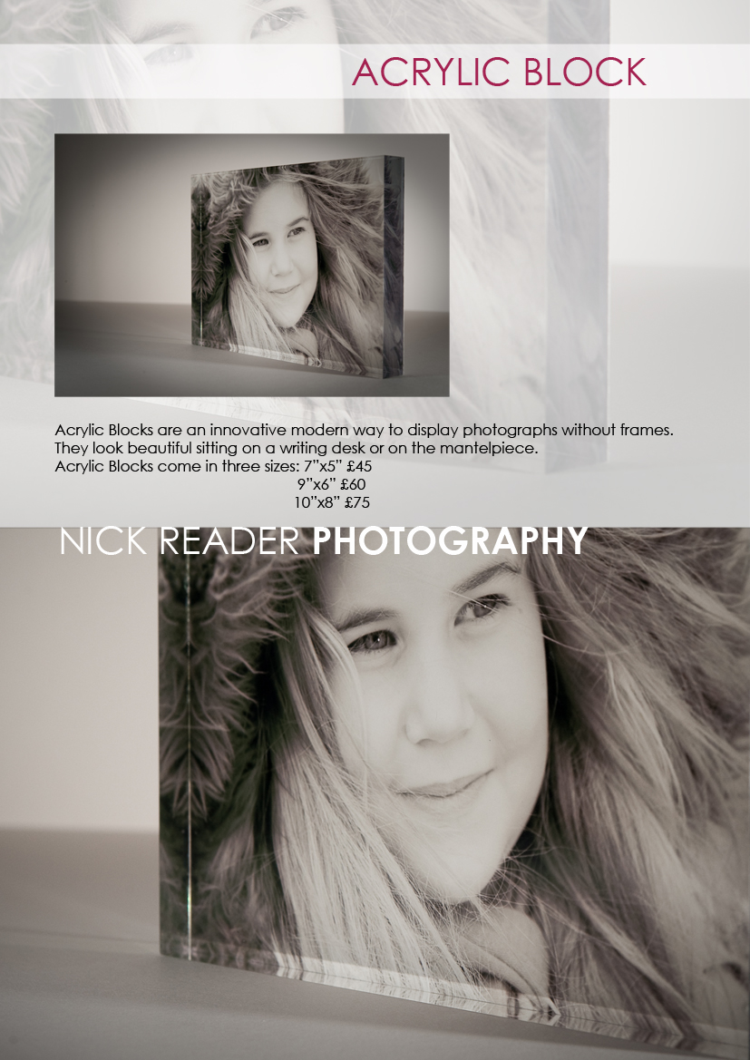 Acrylic Blocks Nick Reader's Wedding Photography Blog