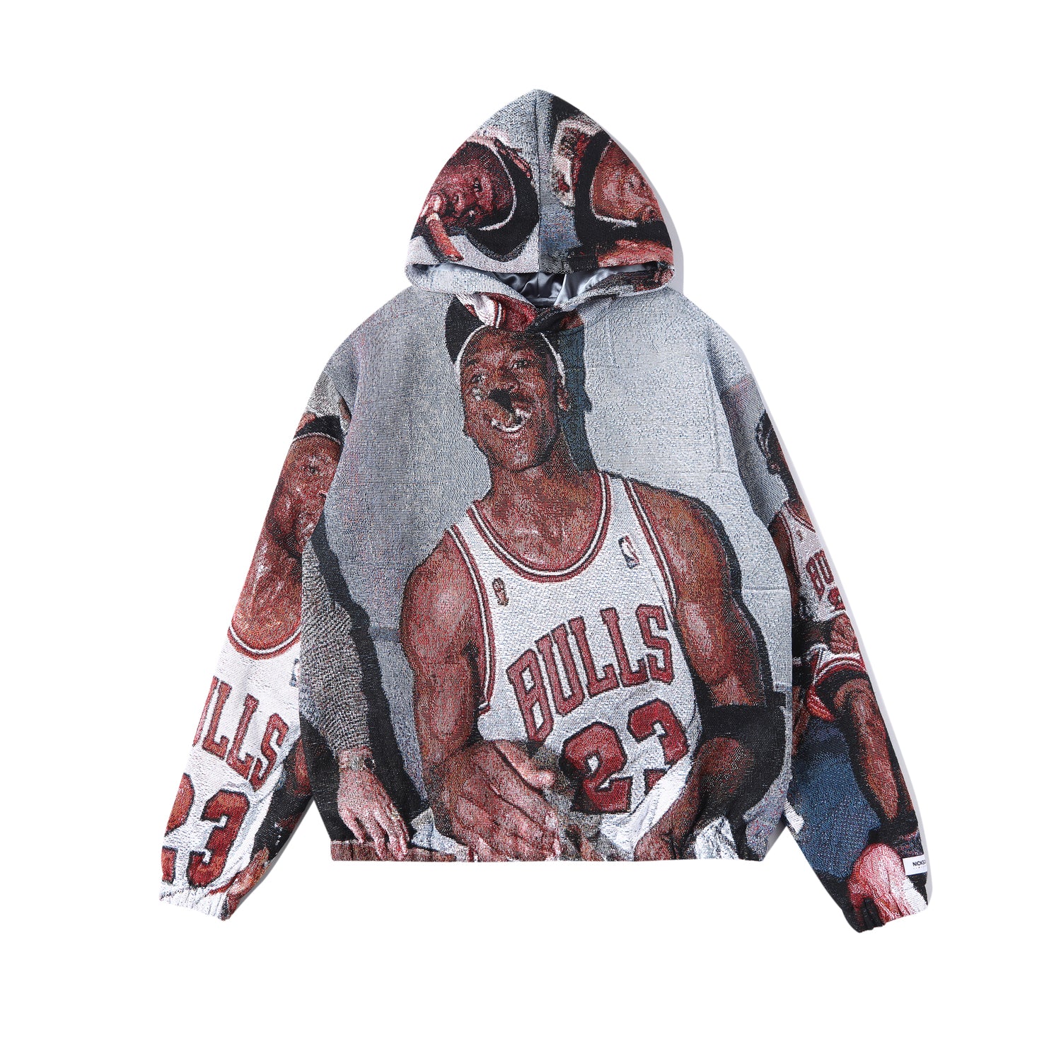 “JORDAN” TAPESTRY JACQUARD FABRIC PULLOVER HOODIE nickscacchetti
