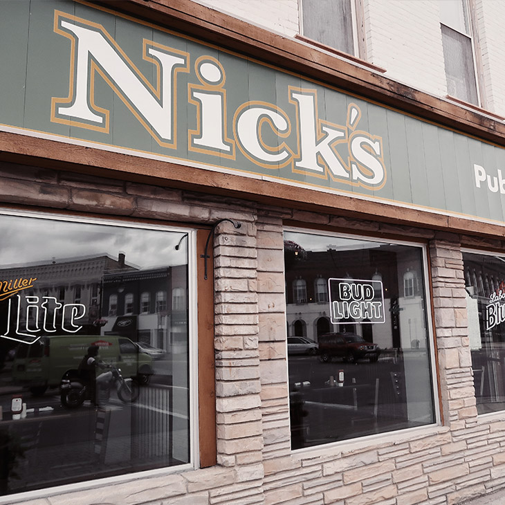 About Nick's Pub & Grille