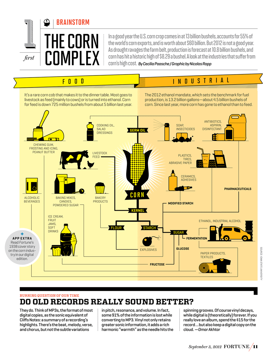 Infographic The Multiple Uses of Corn, From Food to Industrial