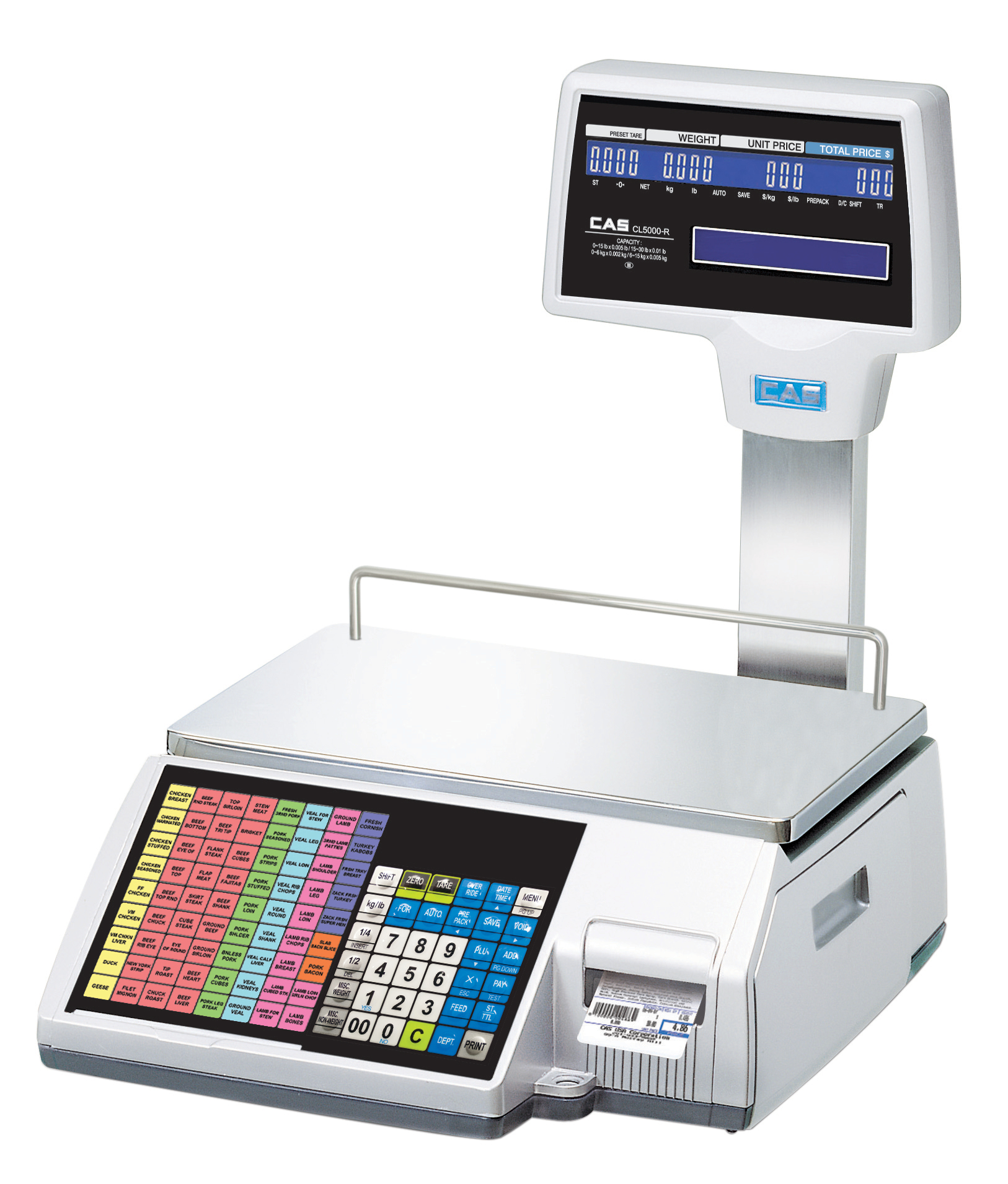 CAS CL5500 Label Printing Scale - Nicol Scales