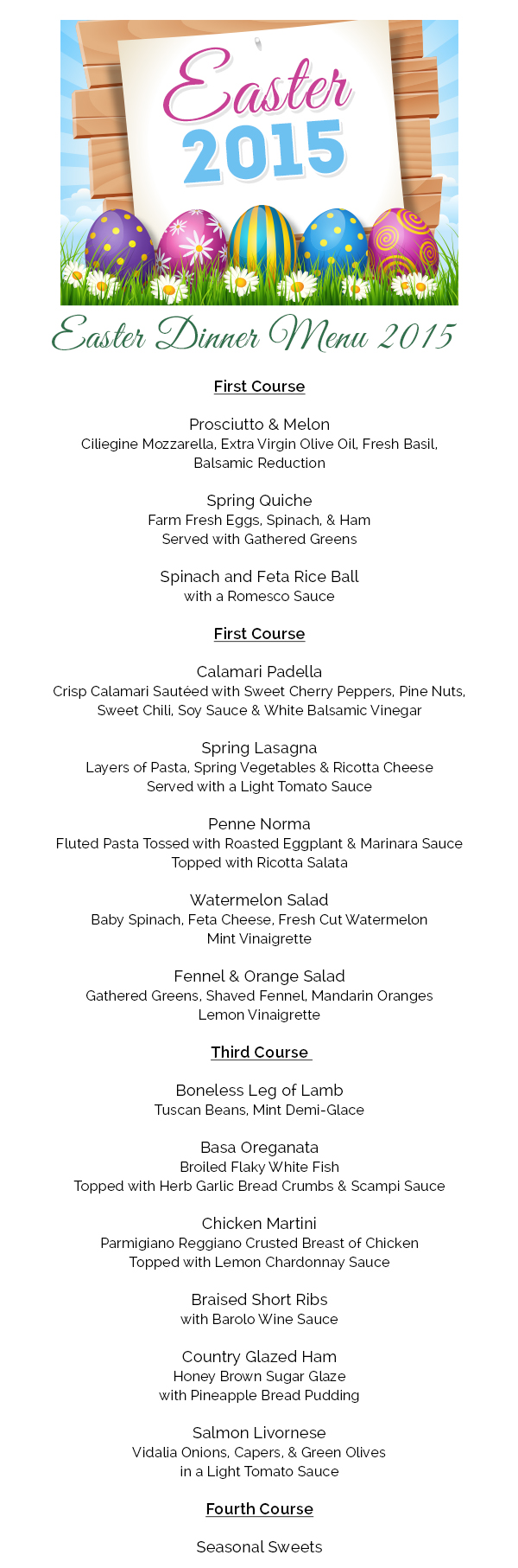 Easter At The Hilton Garden Inn Nicotra's Ballroom