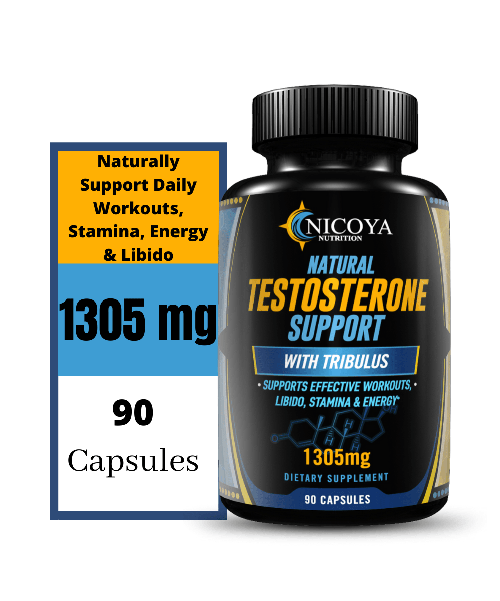 Natural Testosterone Booster Vitamin Supplement Nicoya Nutrition