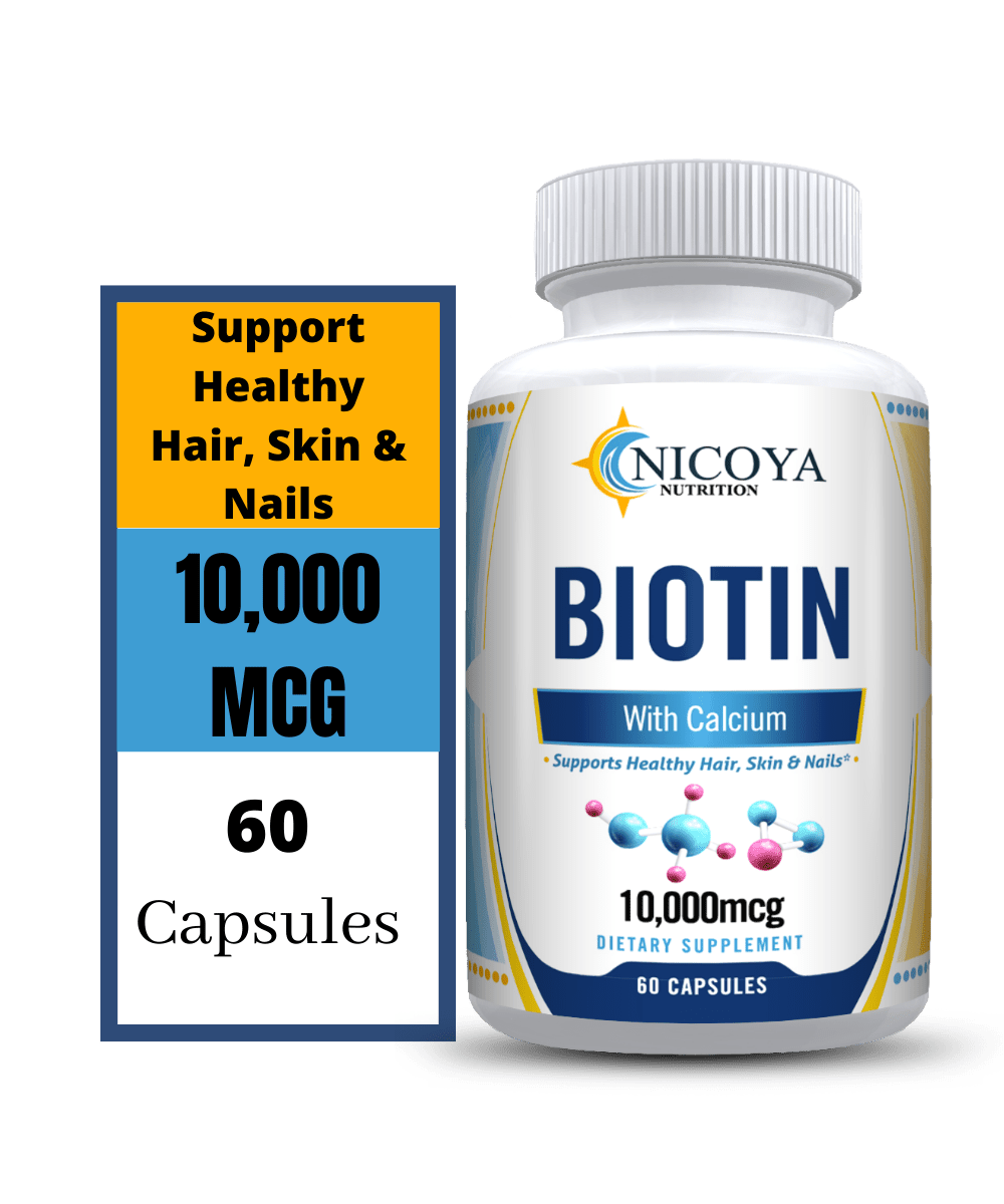 Biotin Hair Vitamin Nicyoa Nutrition Health and Wellness Vitamin