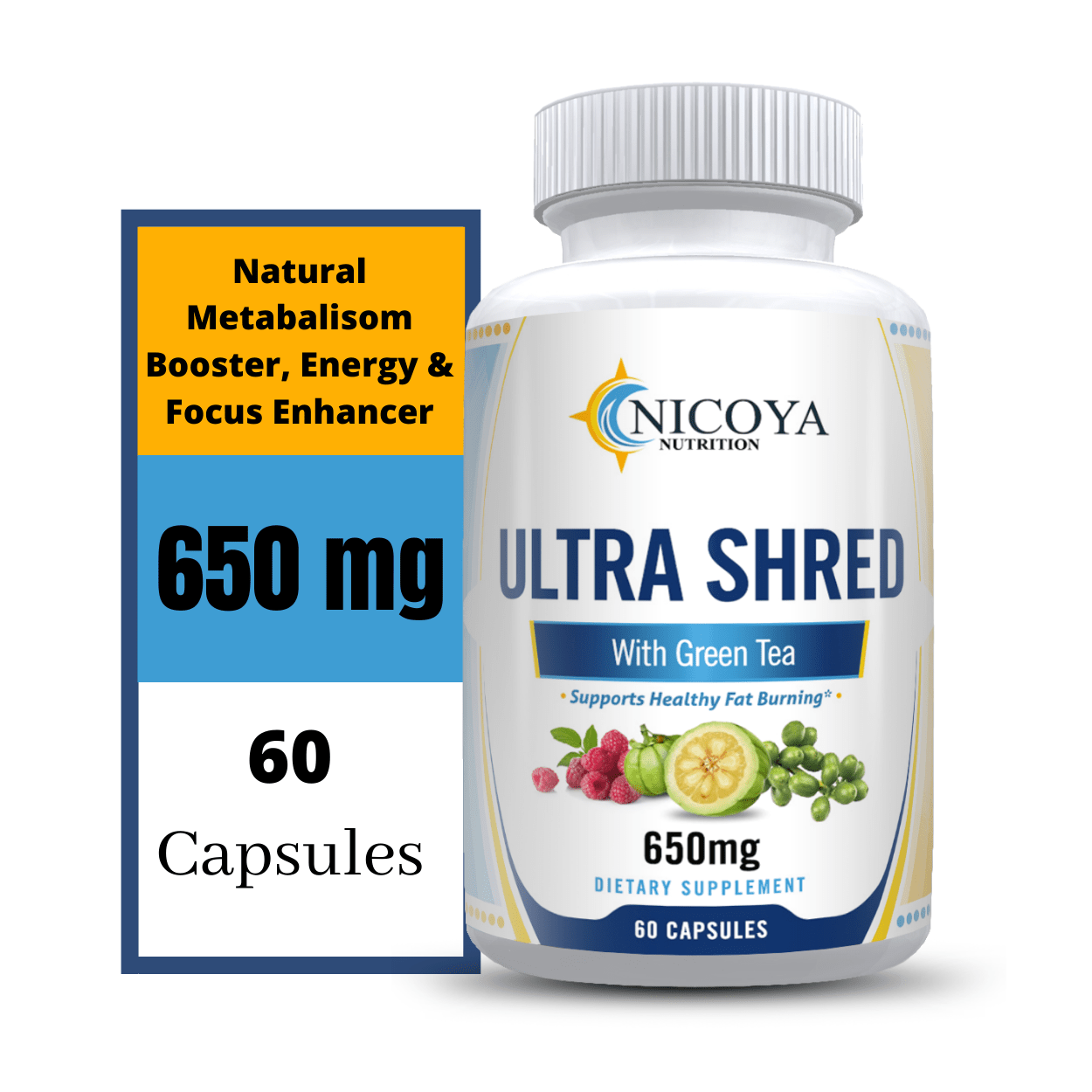 Ultra Shred Natural Weight Loss Supplement Nicoya Nutrition