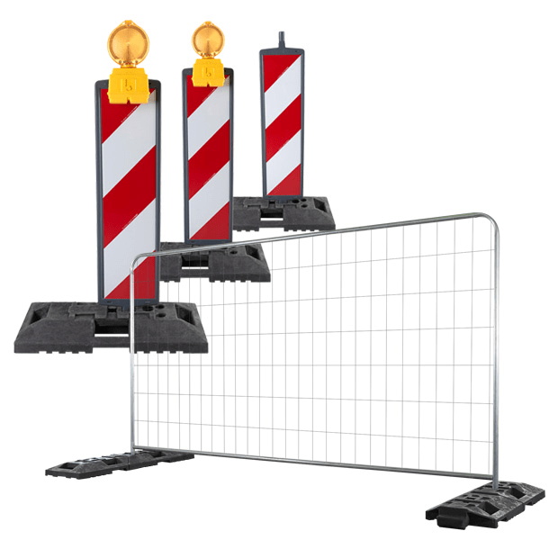 Traffic sign base NICROBASE traffic sign bases Rubber bases, modular structure