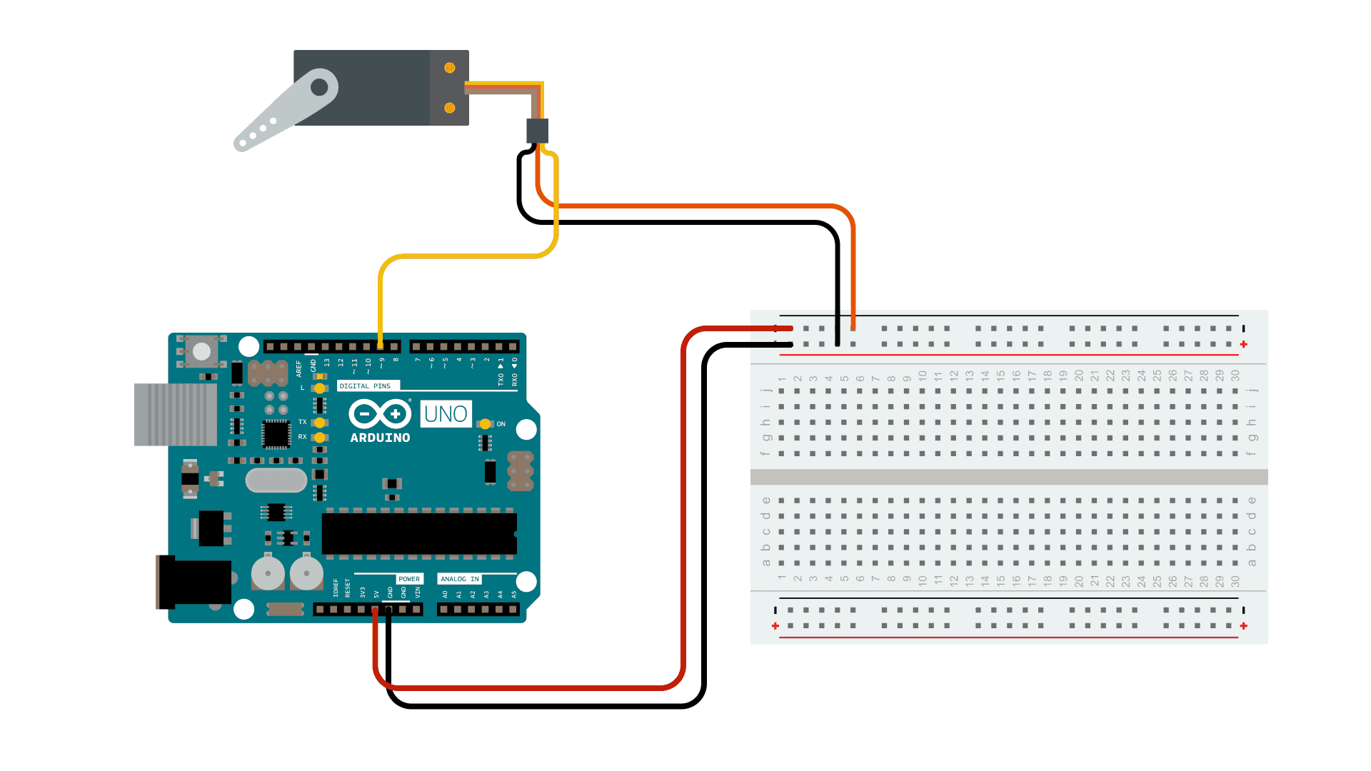 Nicrobit How to Control a Servo Motor with Arduino