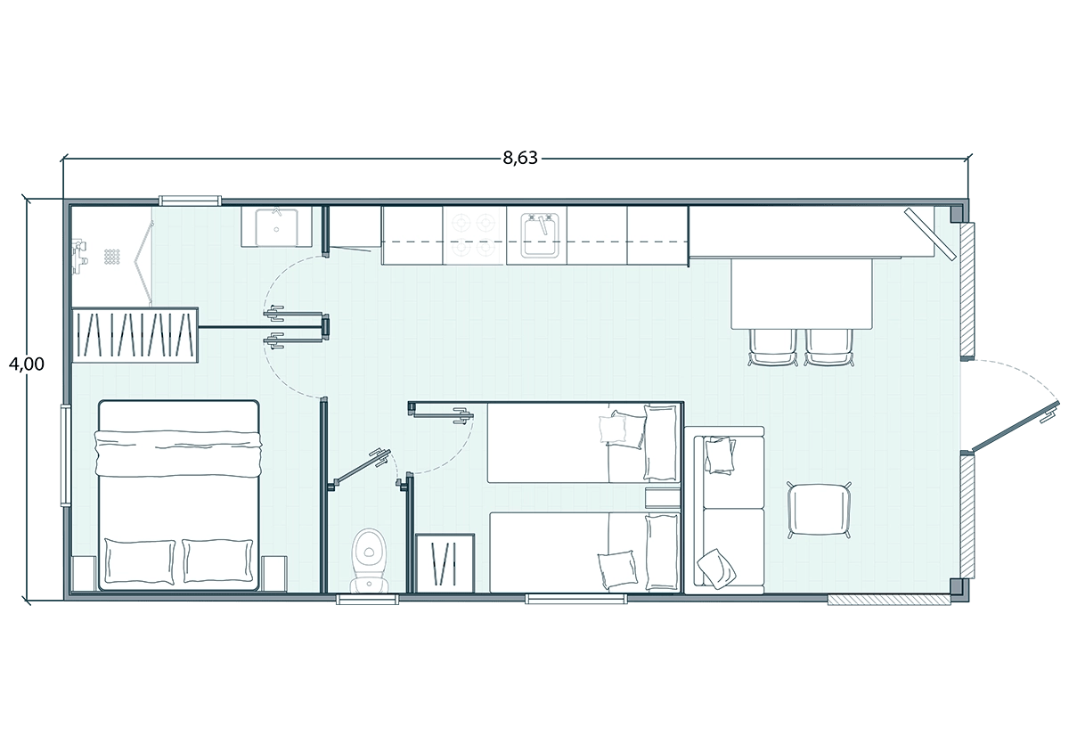 Miami Beach 863 Nidify mobil homes