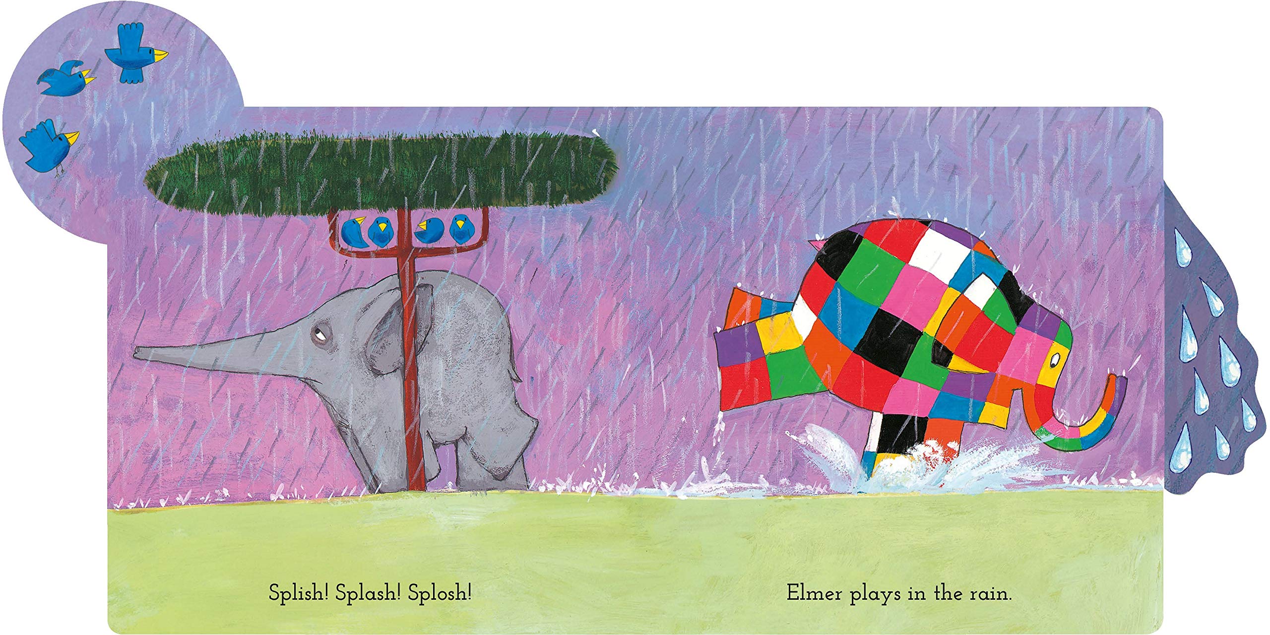 Elmer's Weather (tabbed board book) Nido de Libros