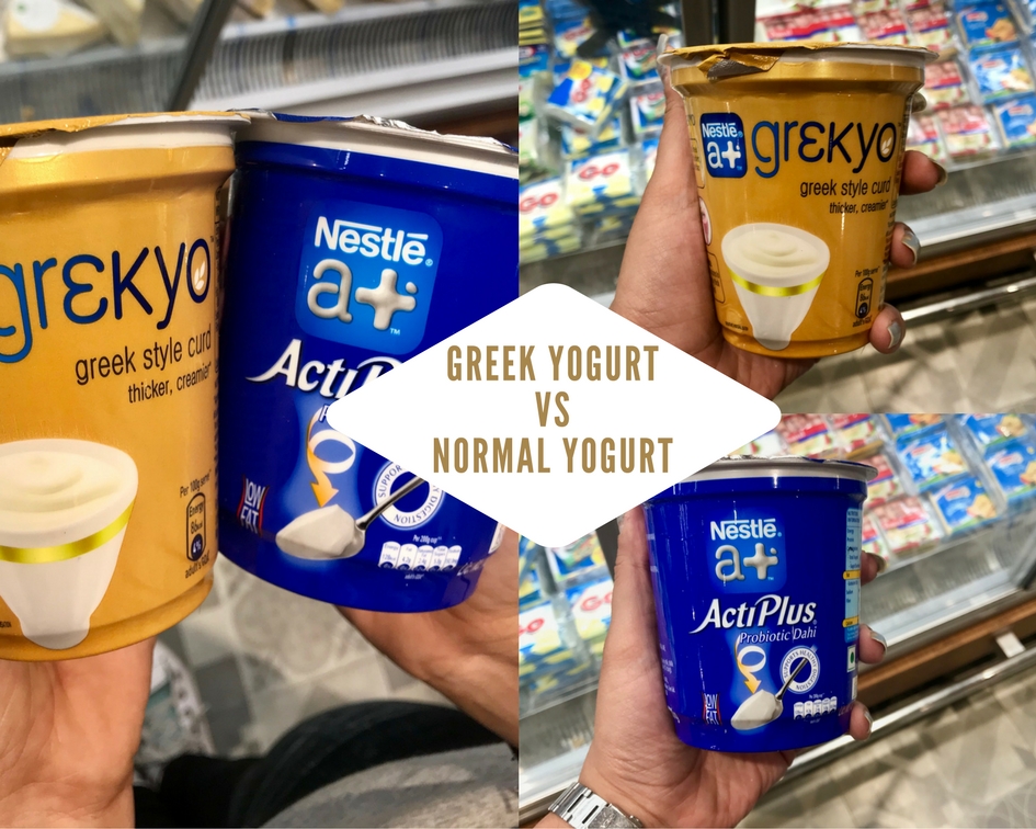Greek Yoghurt v/s Normal Yoghurt NidSun