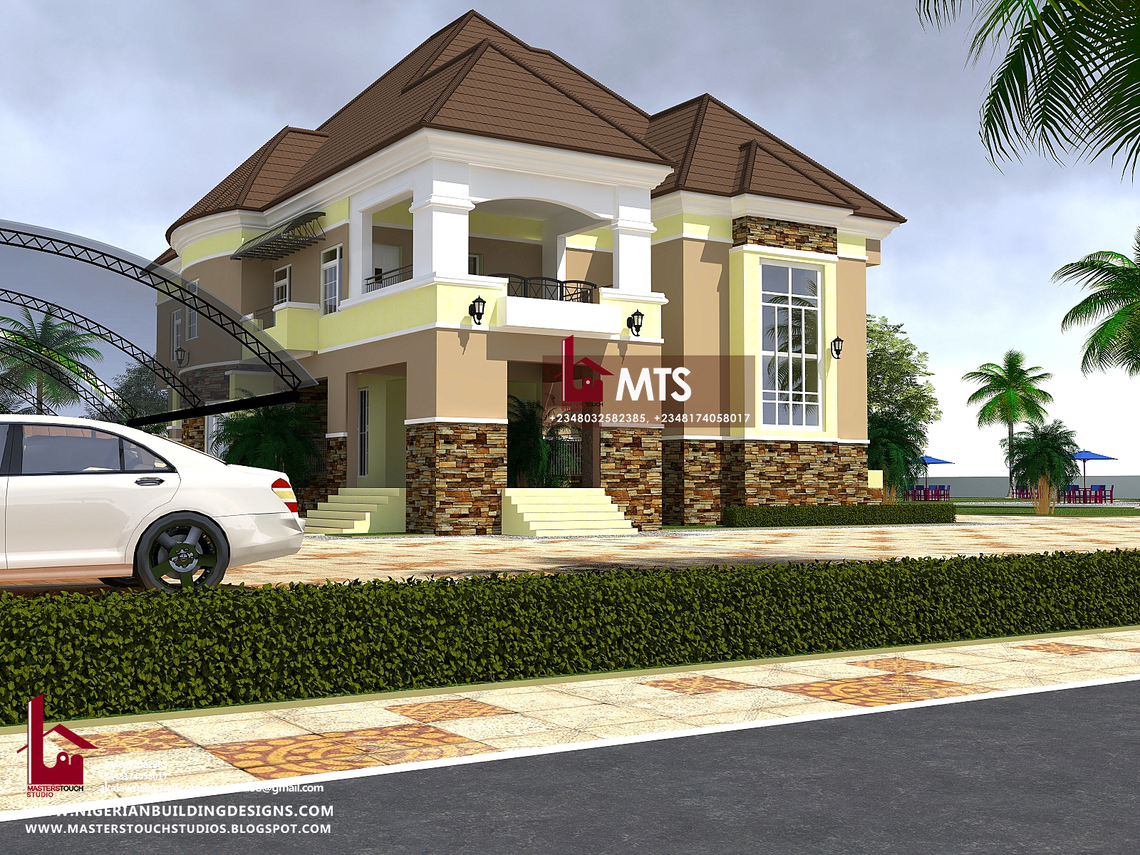 4 Bedroom Duplex (RF D4007) NIGERIAN BUILDING DESIGNS