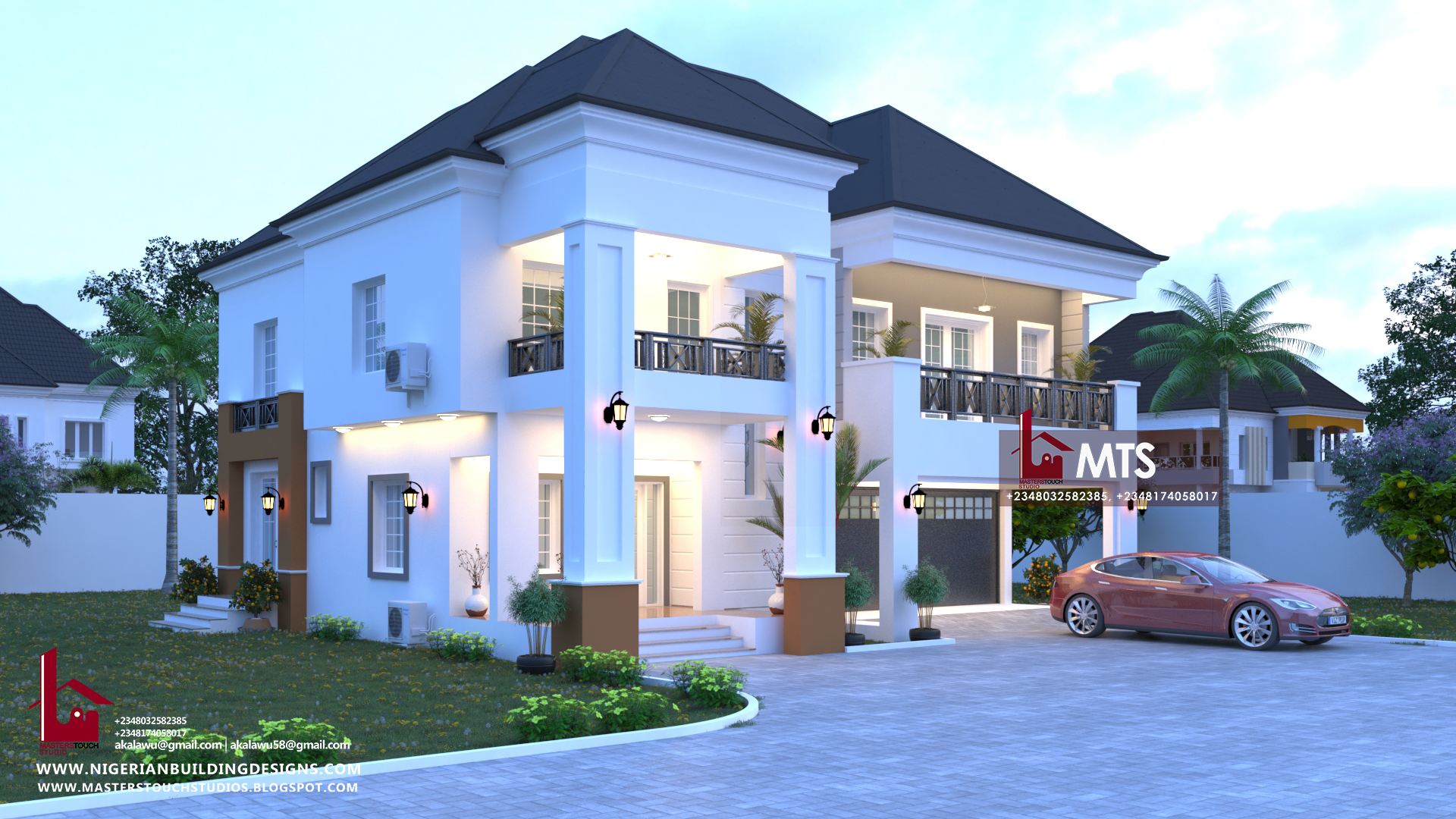 3 BEDROOM DUPLEX (RF D3002) NIGERIAN BUILDING DESIGNS