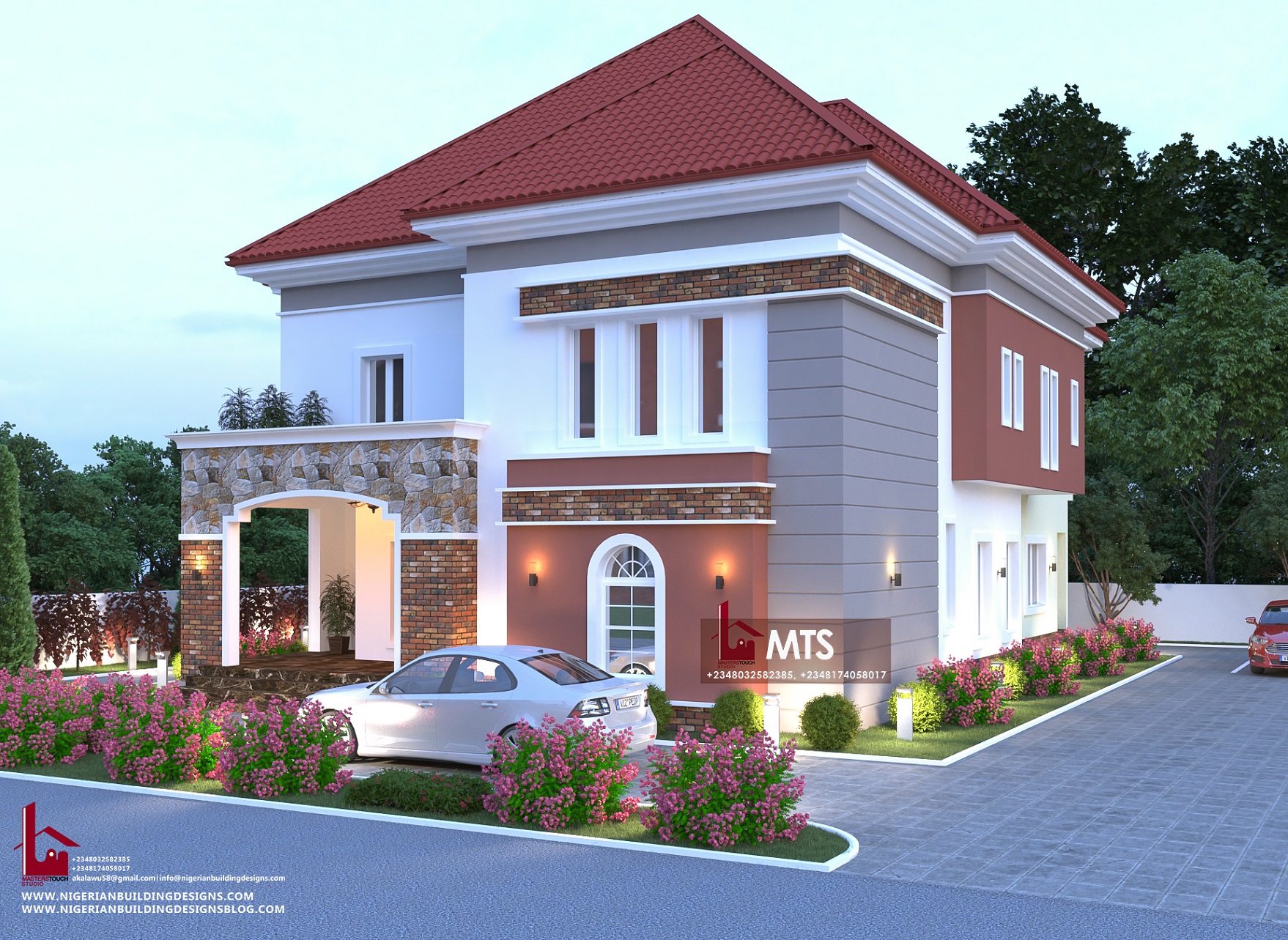 5 BEDROOM DUPLEX (RF D5035) NIGERIAN BUILDING DESIGNS