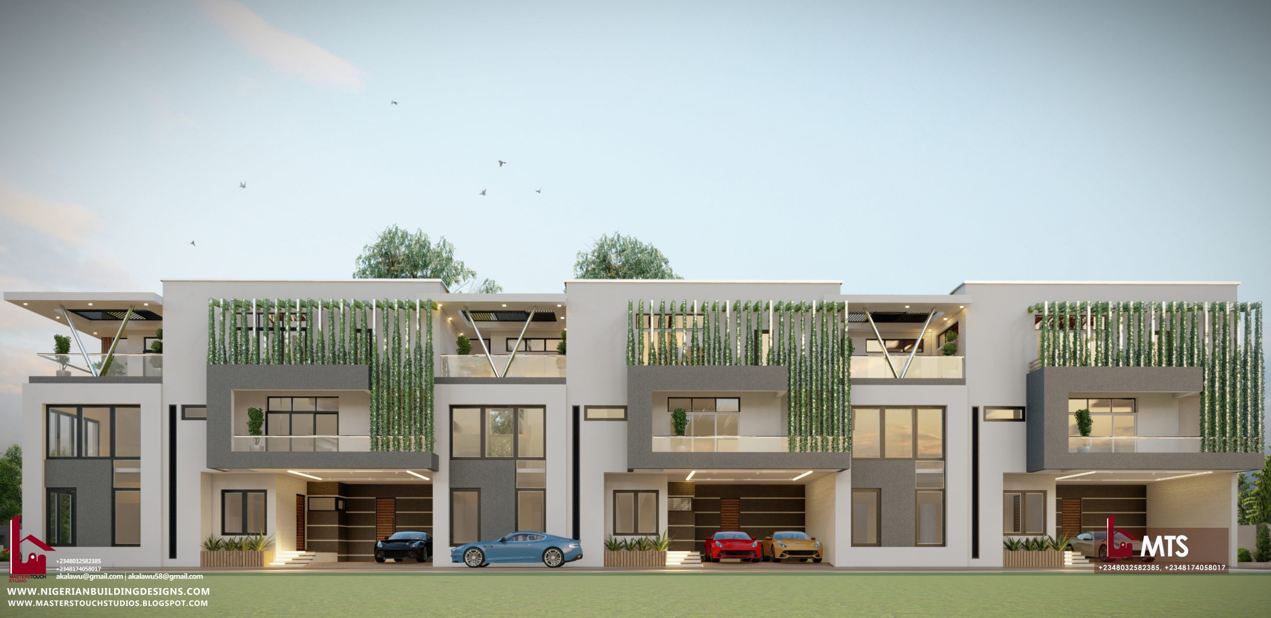 Terrace duplex NIGERIAN BUILDING DESIGNS