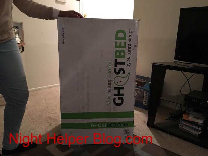 GhostBed Mattress, now I sleep like a baby! Night Helper
