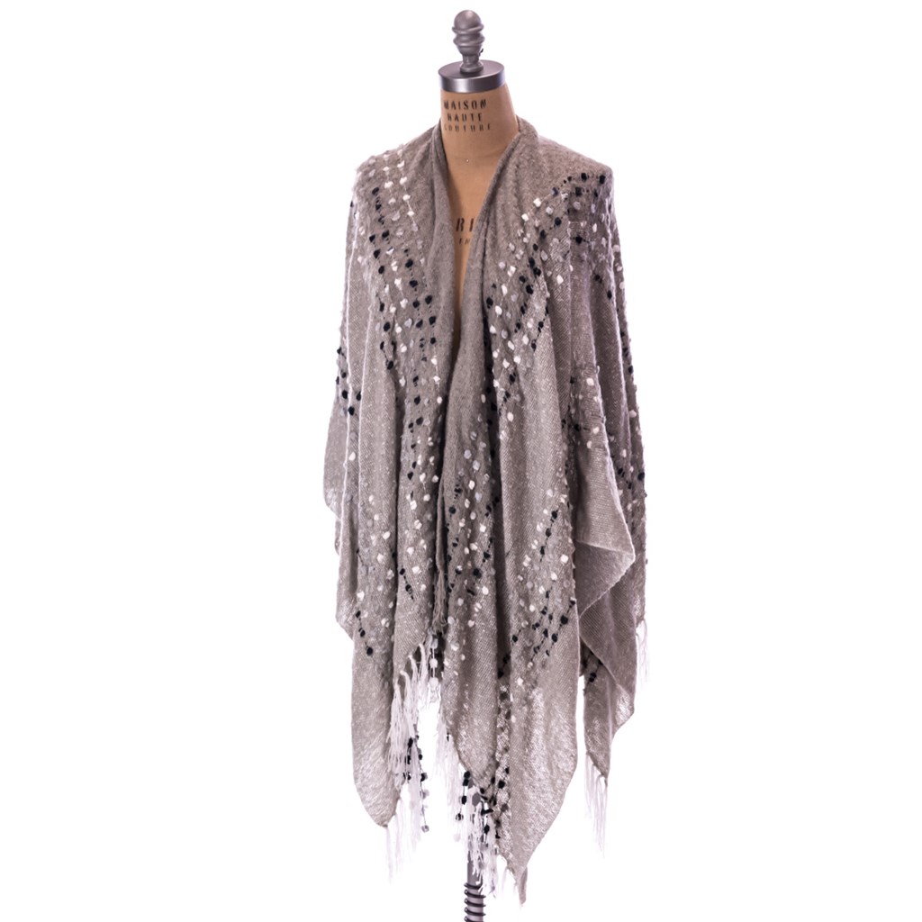 2016 Holdiay Guide Featuring Cracker Barrel, Pom Pom Stitch Shawl