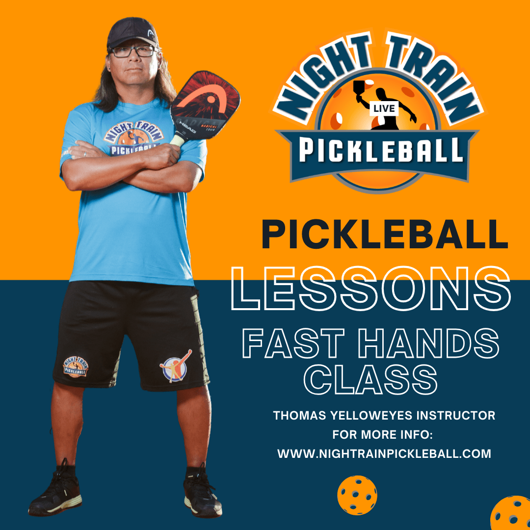 Pickleball Fast Hands Class Night Train Pickleball