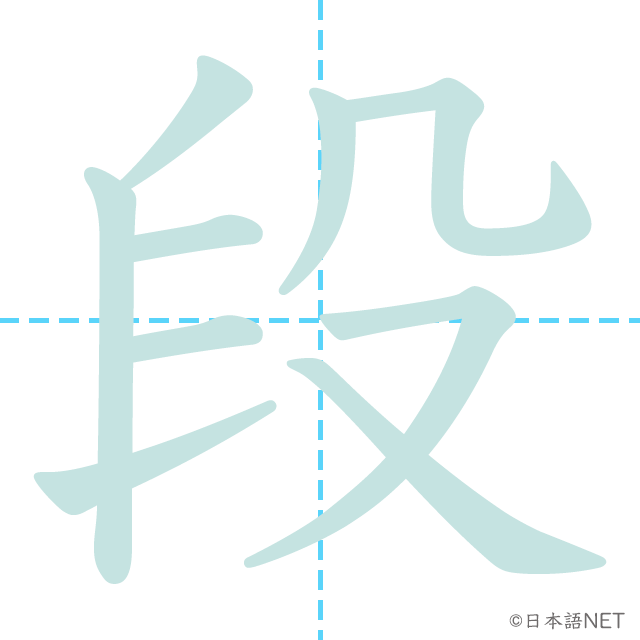 【JLPT N3 Kanji】段 NIHONGO NET