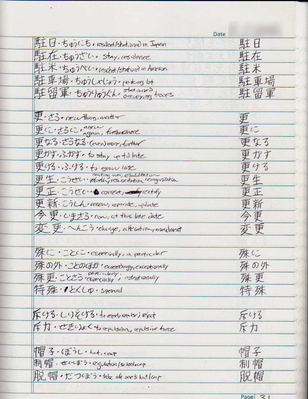 How I studied kanji nihonshock