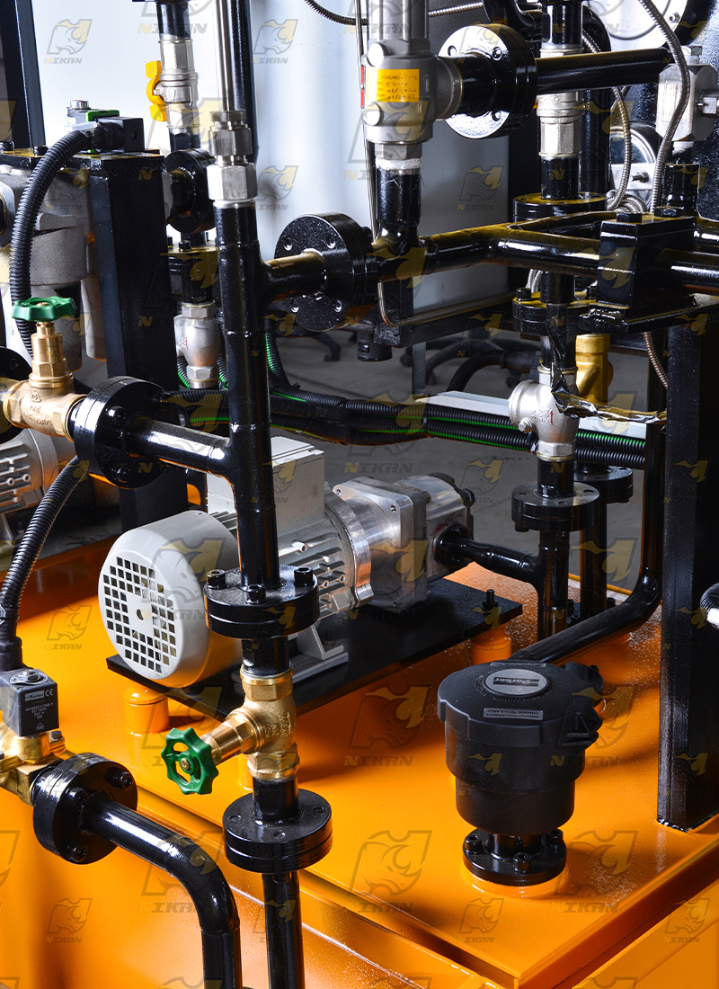 Lubricating and force cooling hydraulic system نیک اندیشان صنایع نوین