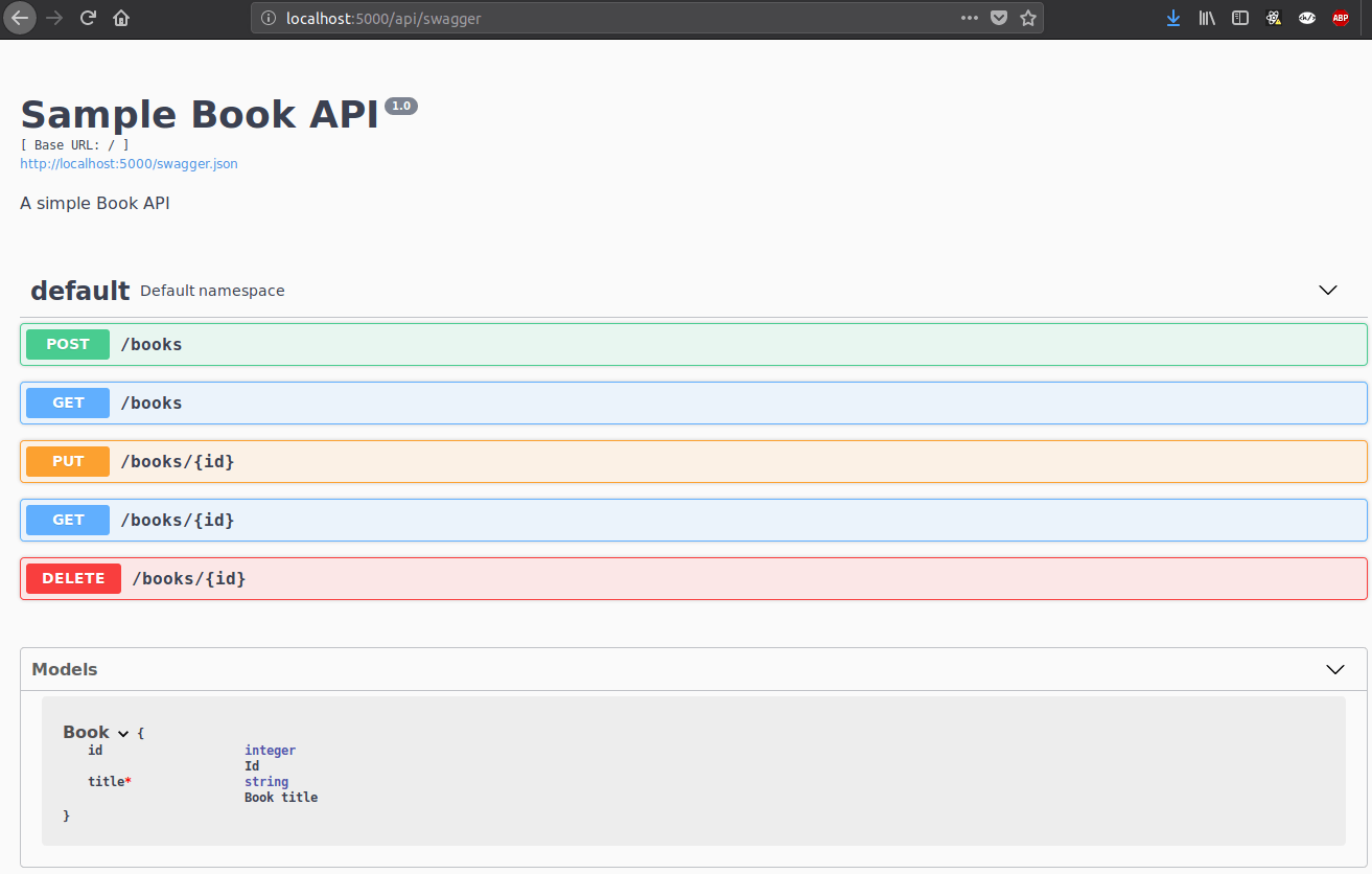 Python API With Flask and Flask RESTPlus