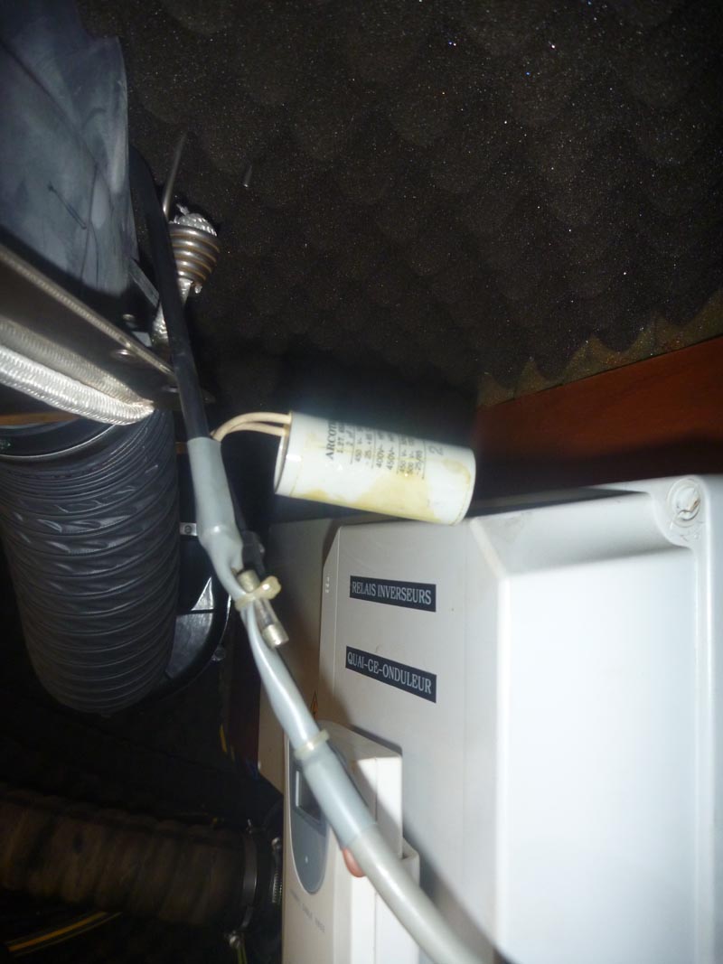 Nikimat Amel Super Maramu 2000 Engine Room Ventilation 24 Volt and 220