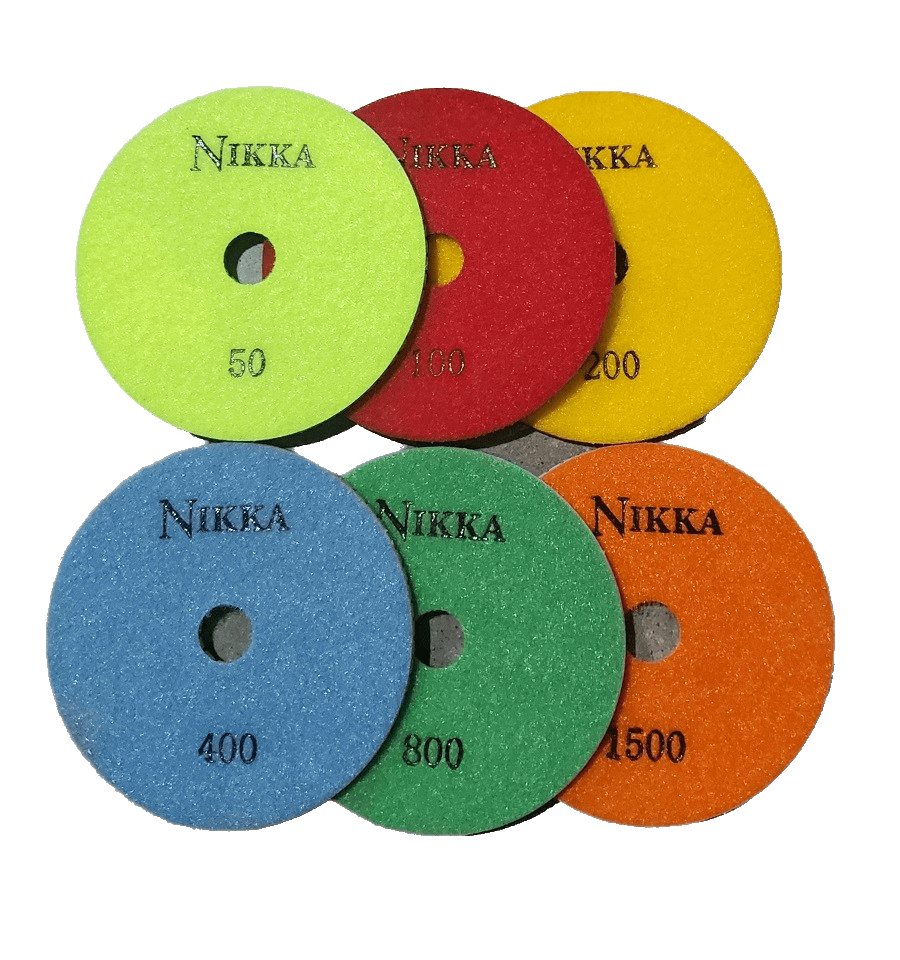 5" Dry Diamond Polishing Pads for Concrete Nikka Corp