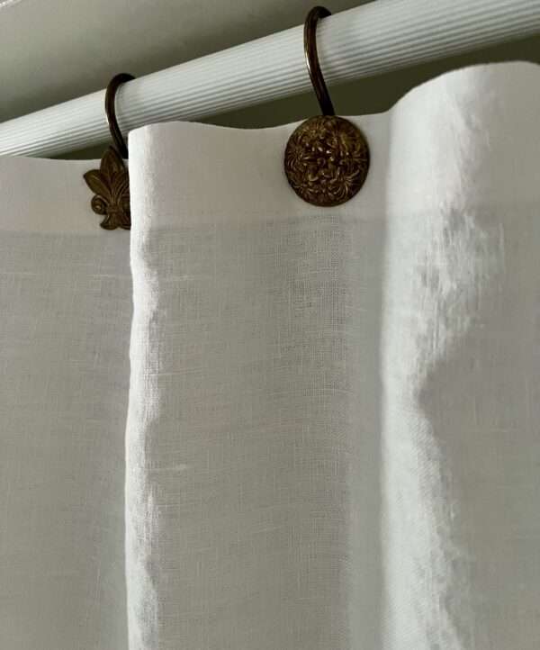 Hemp Shower Curtain NikkiDesigns