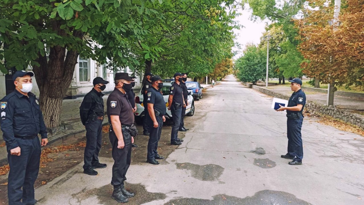 В центре Никополя полицейские охраны предотвратили разбойное нападение