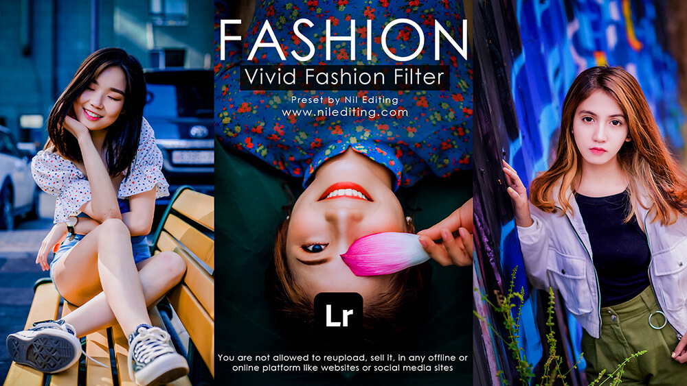 Free lightroom preset for Fashion Photography Nil Editing