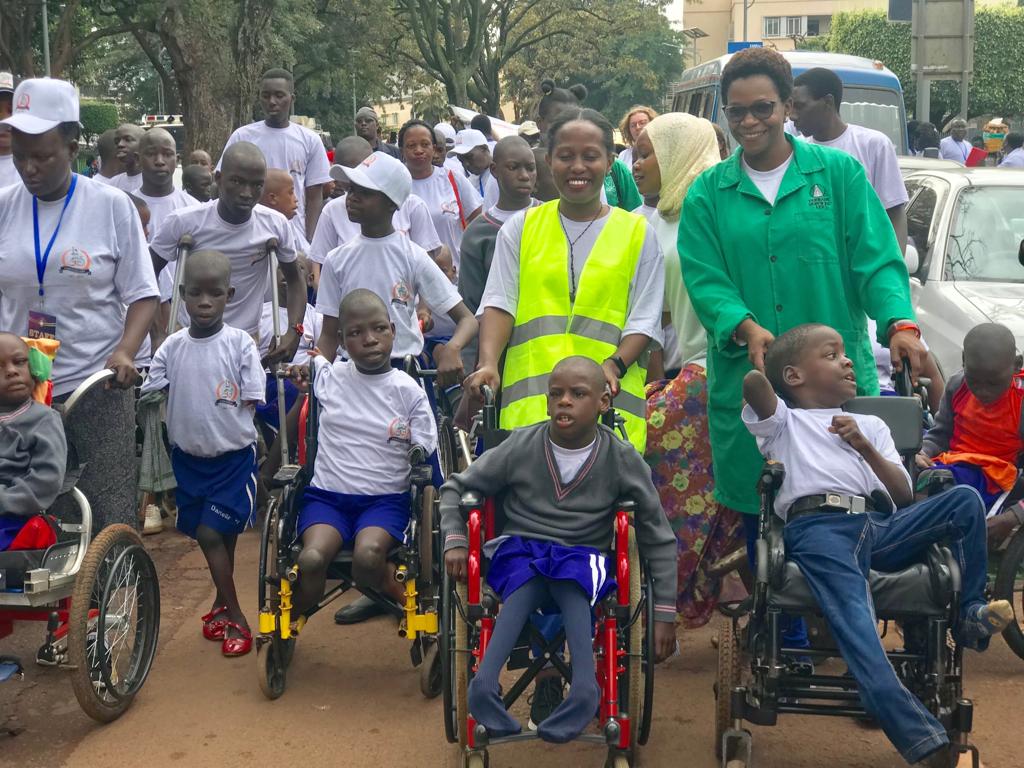 Hundreds turn up for walk to raise awareness about challenges of the