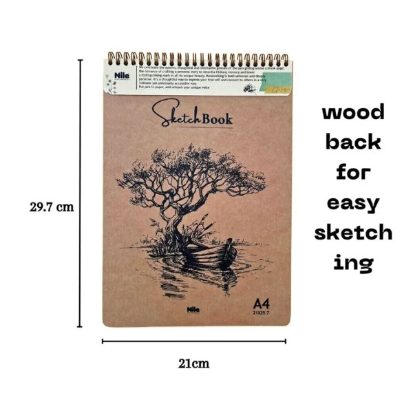 A4 size Sketch Book Nile Stationery