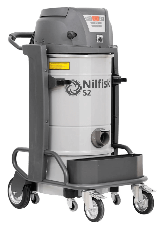 Aspirador industrial monofásico de dois motores S2 para industrias