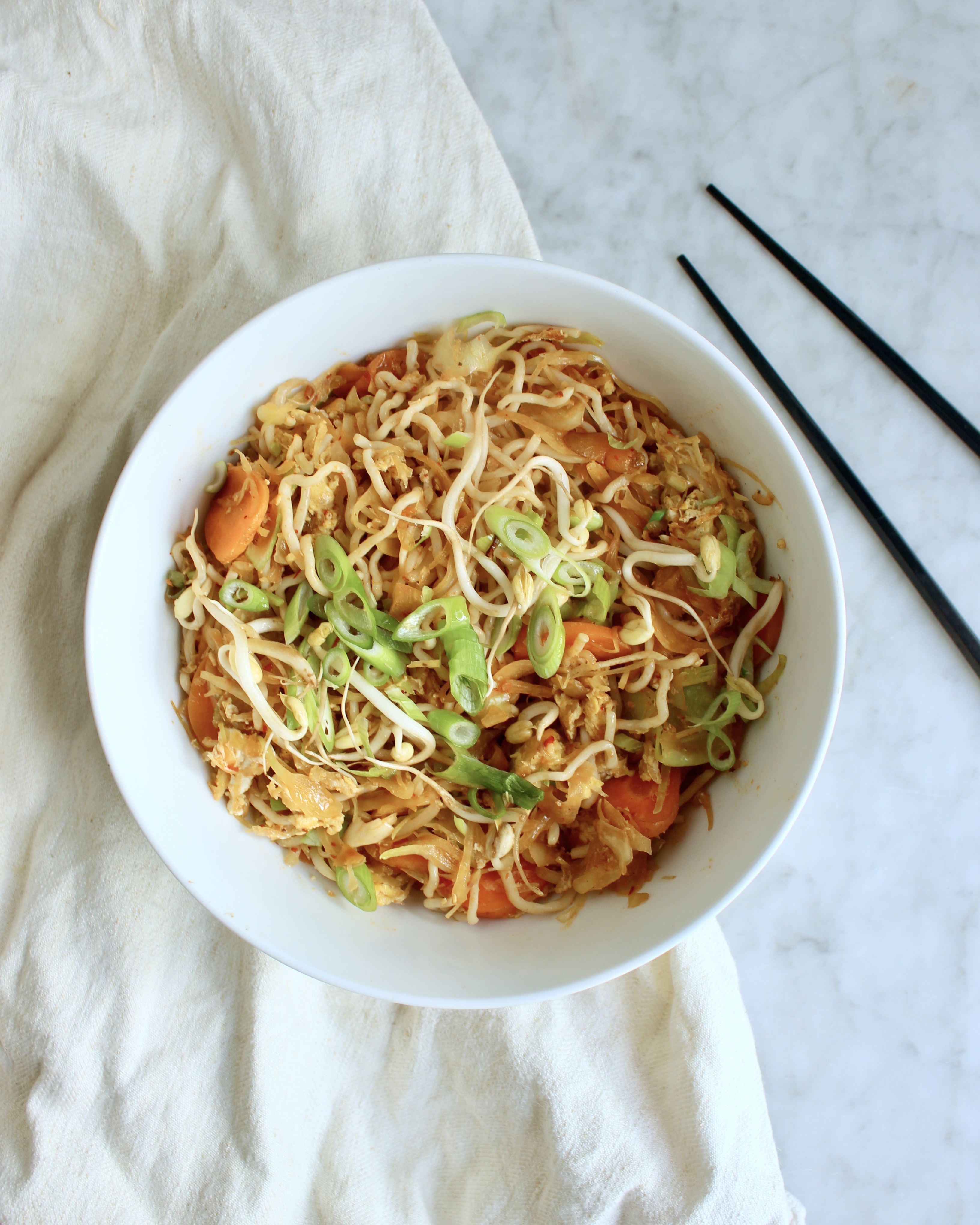 Egg fried noodles (glutenfritt, lowcarb, paleo) Nilla's Kitchen